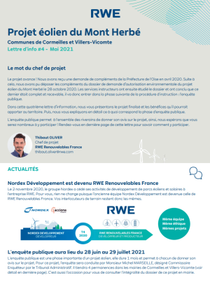 Lettre d'information n°4